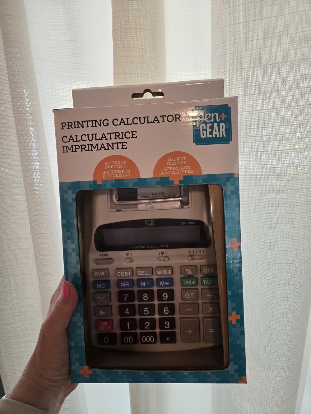 🏃‍♀️2 For $40🏃BNIB Printing Calculator - Portable 12-Digit Printing Calculator